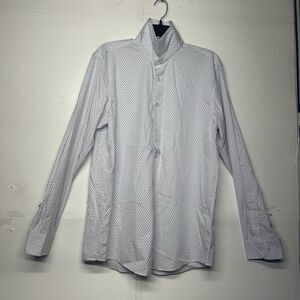 Nautica Men’s Slim Fit Dress Shirt Size Large White
